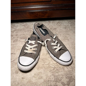 Converse All Star Grey Slip On Sneakers Size 9